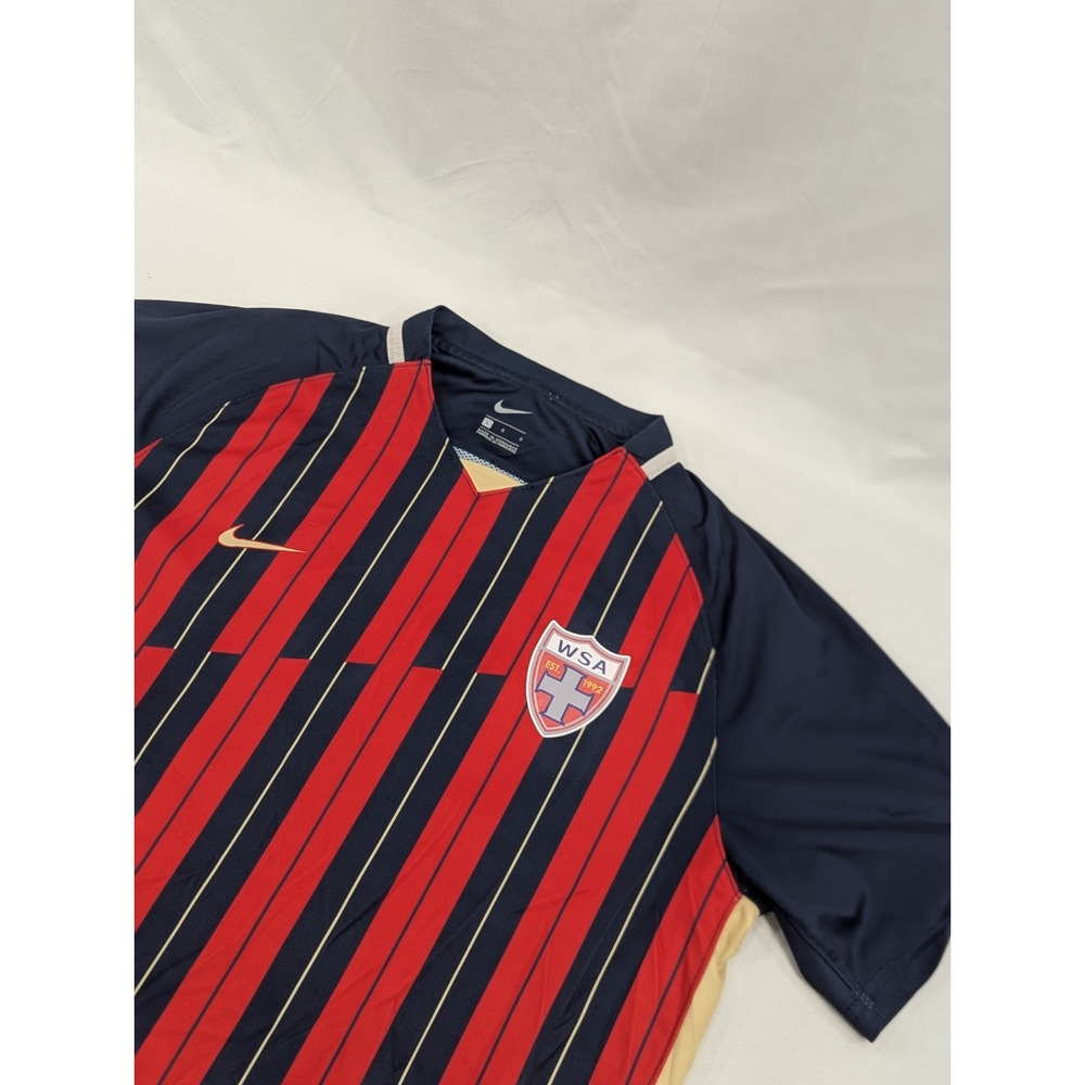Nike Soccer Football Jersey Westside Alliance Men's‎ Large Blue Gold 22